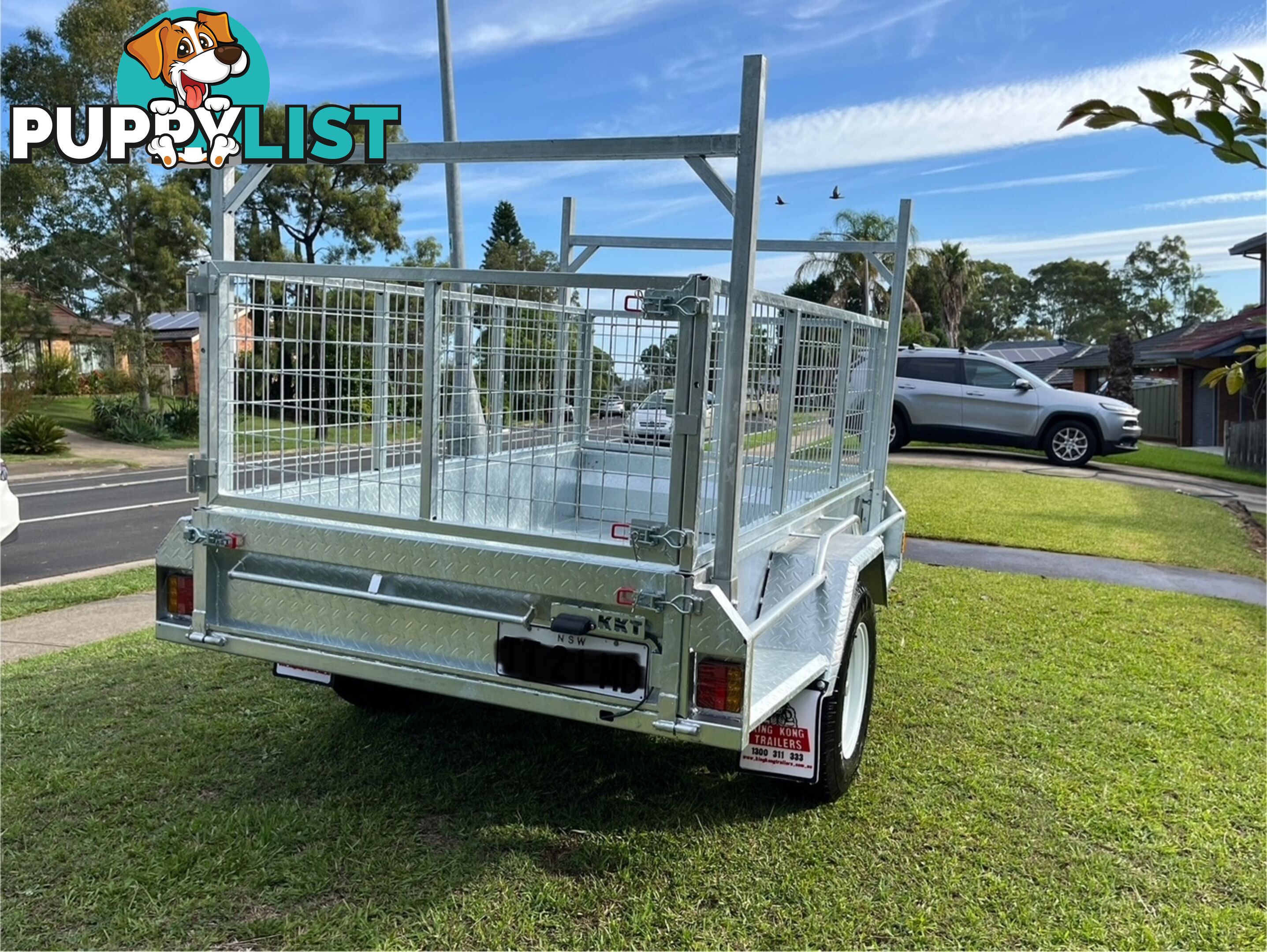 7 X 4 Premium Single Axle Hot-Dip Galvanised Tilting Box Trailer 750kg ATM