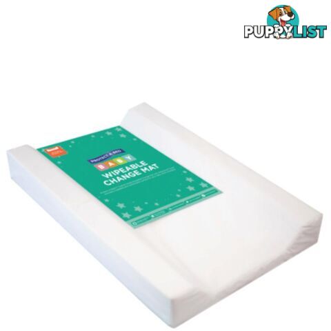 PVC Wipeable Change Mat with Cover - White