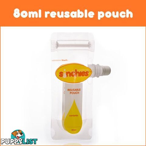 Sinchies 80ml reusable food pouches