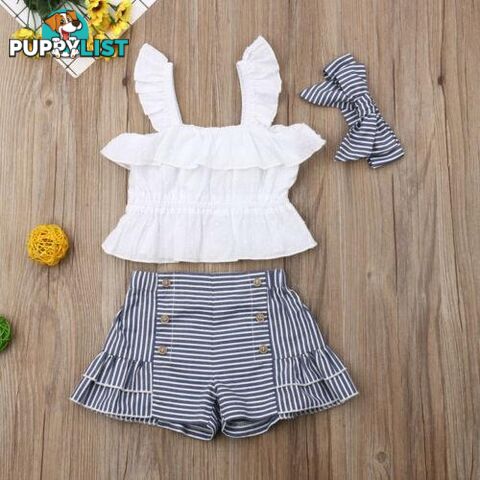 White Stripe Set