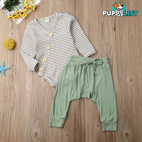 Striped Green Set