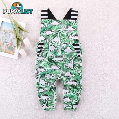 Sleeveless Dinosaur Romper