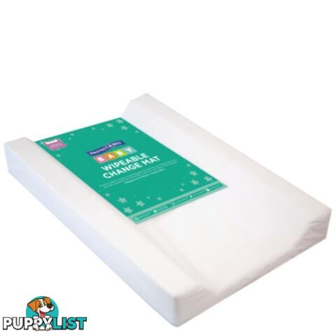 PVC Wipeable Change Mat with Cover - White