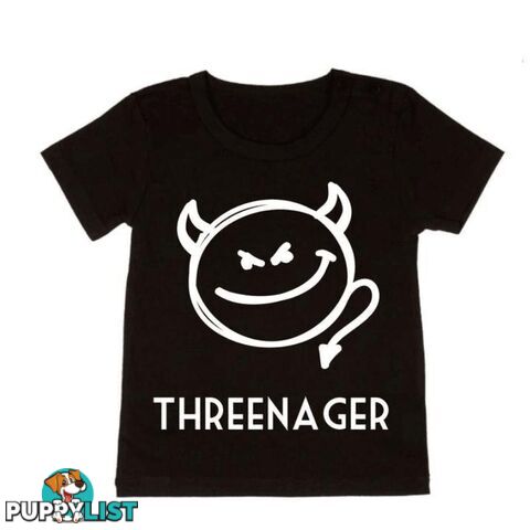 Threenager Tee | Black or White