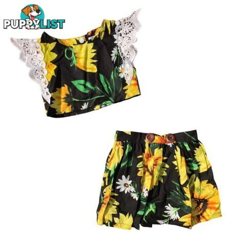 Sunflowers Skirt Set