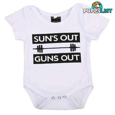 SUNS OUT GUNS OUT Romper