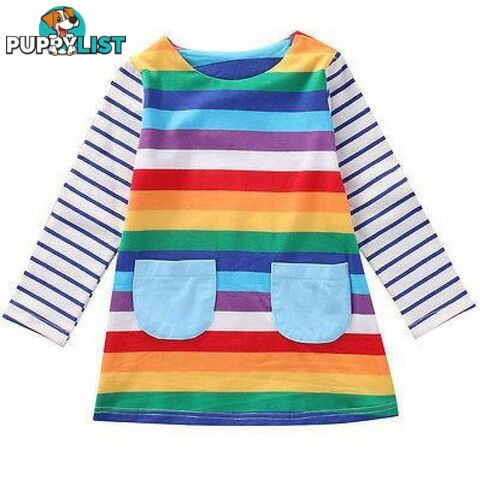 Rainbow Girls Dress