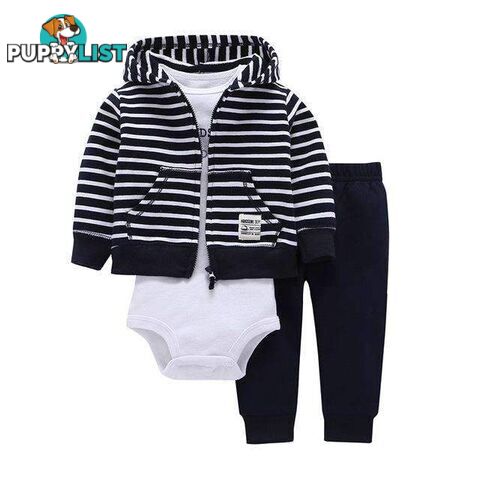 Navy Stripe Set