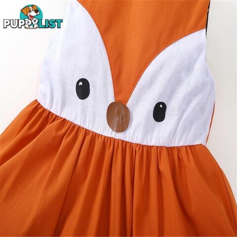 Orange Fox Dress