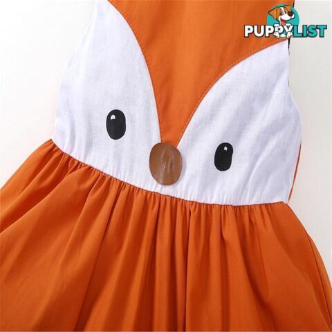 Orange Fox Dress