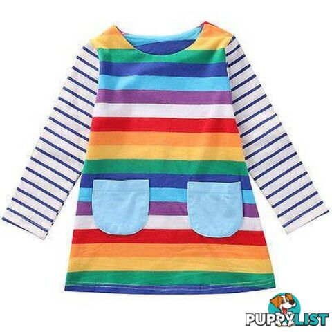 Rainbow Girls Dress