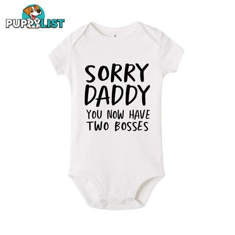 Sorry Daddy Romper