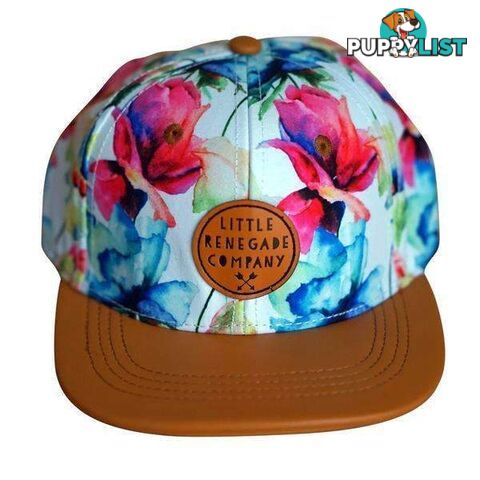 Spring Fling/Tan (Floral) Snapback Hat