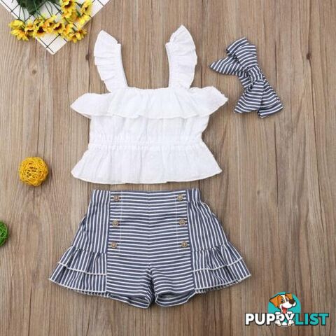 White Stripe Set