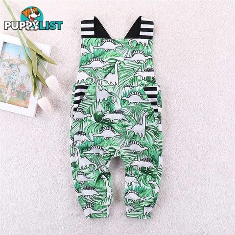 Sleeveless Dinosaur Romper