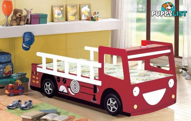 Red Fire Engine Bed