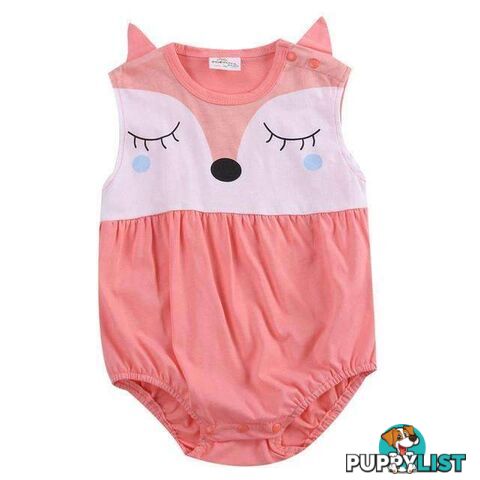 Sleepy Fox Romper