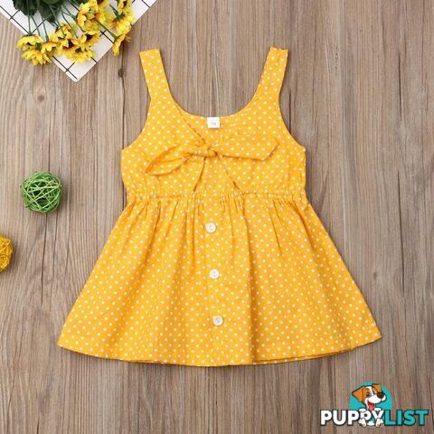 Yellow Bow Dress