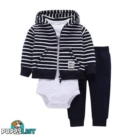 Navy Stripe Set