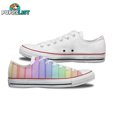 Rainbow Adult Converse Low