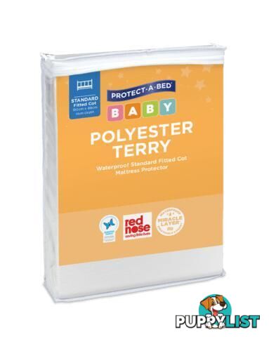 Polyester Terry Cot Mattress Protector, Standard Fitted