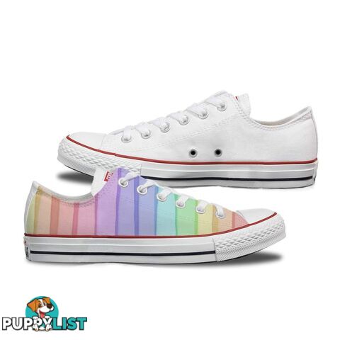 Rainbow Adult Converse Low