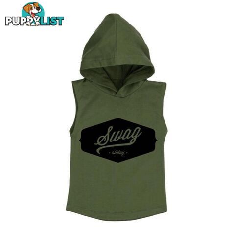 Swag All Day Sleeveless Hoodie