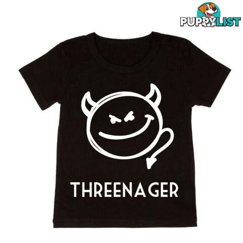 Threenager Tee | Black or White