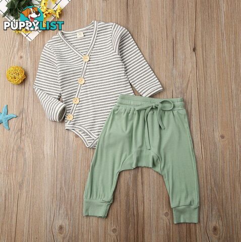 Striped Green Set