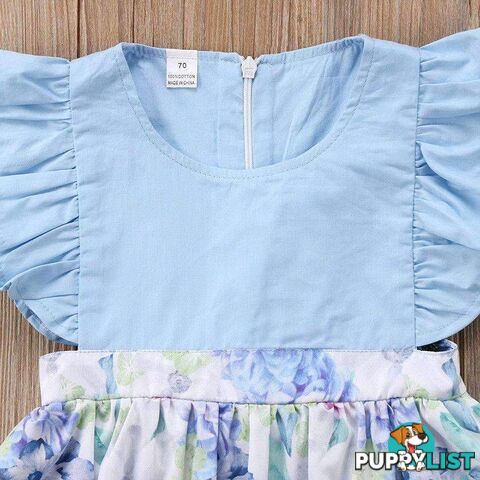 Sky Blue Girls Dress