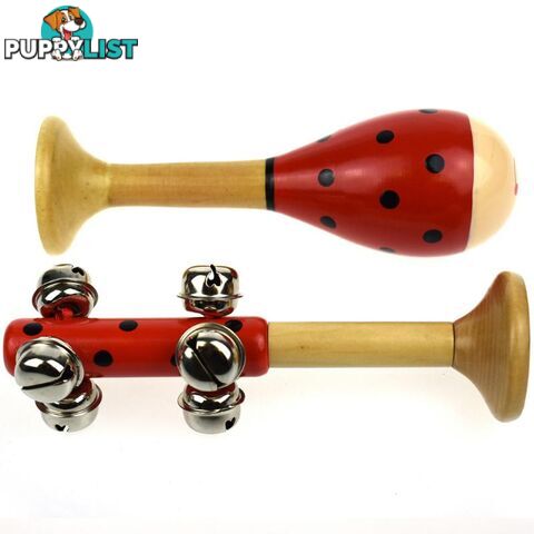 SM LADYBUG MARACA & BELLSTICK