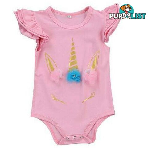 Ruffled Unicorn Romper