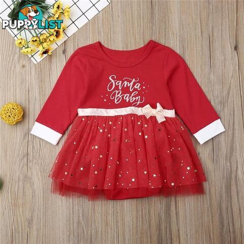 Santa Baby Tutu Romper