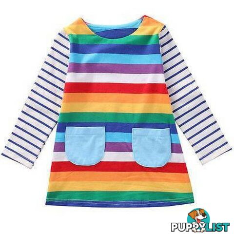 Rainbow Girls Dress