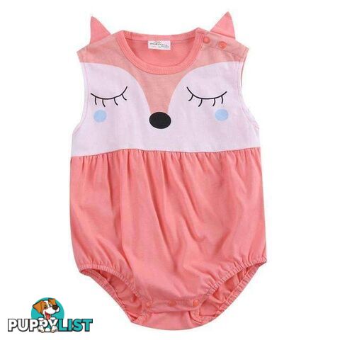 Sleepy Fox Romper