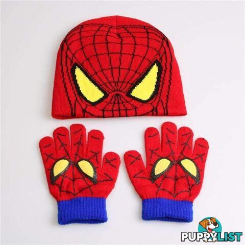 Spider Hero Beanie & Gloves