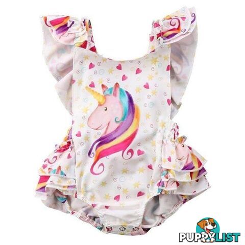 Unicorn Hearts Romper