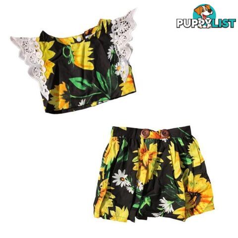 Sunflowers Skirt Set