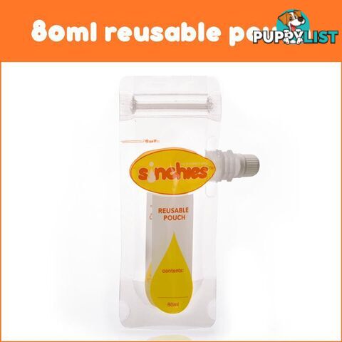 Sinchies 80ml reusable food pouches