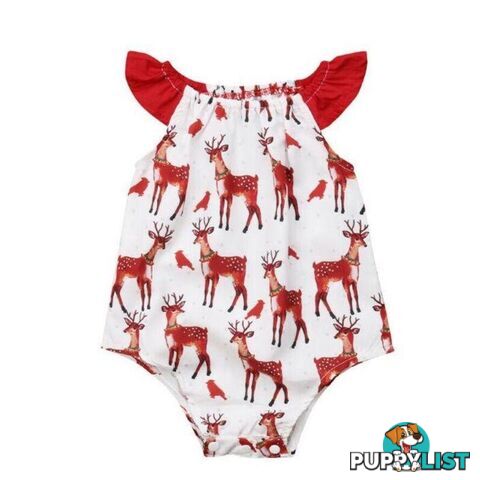 Reindeer Christmas Romper