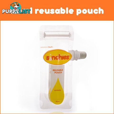 Sinchies 80ml reusable food pouches