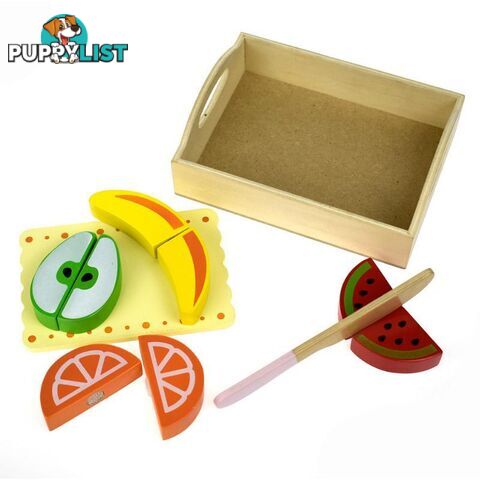 WOODEN FOOD TRAY - FRUIT