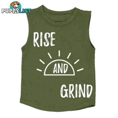 RISE AND GRIND TANK KHAKI