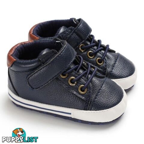 Navy Velcro Kicks