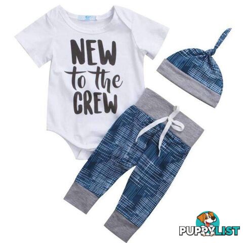 New To The Crew Romper Set