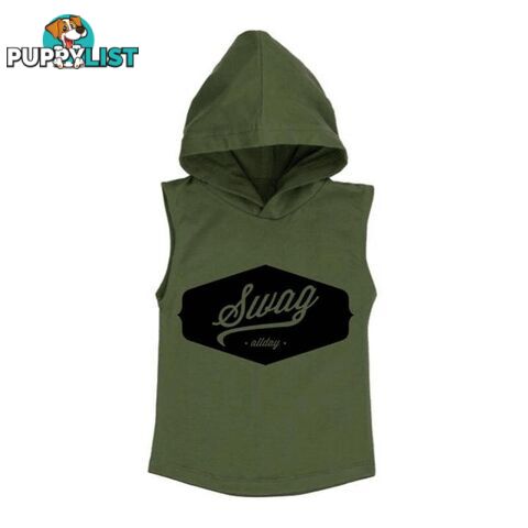 Swag All Day Sleeveless Hoodie