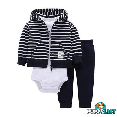 Navy Stripe Set