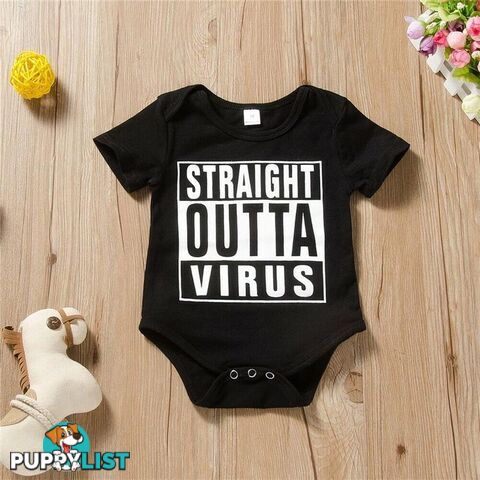 Straight Outta Virus Romper