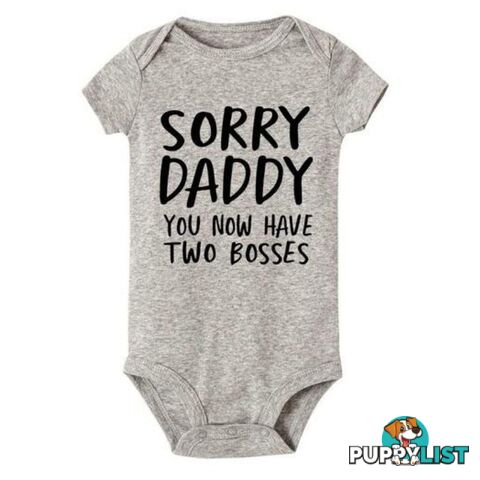 Sorry Daddy Romper