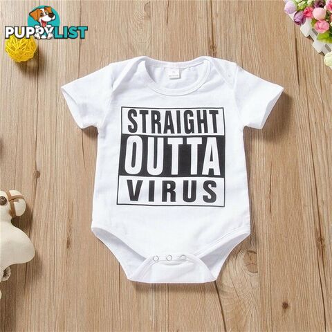 Straight Outta Virus Romper